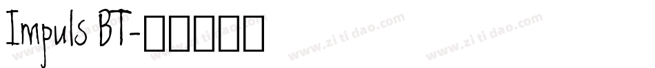 Impuls BT字体转换